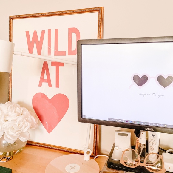 COPY - RED Wild at Heart Framed Print - Jillian Harris - Picture 2 of 3